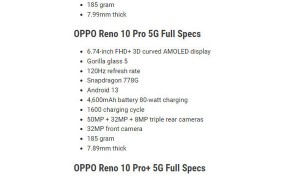 OPPO Reno10系列在印度发布！果然还是国行版良心