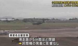 突发！日本航空自卫队一架运输机紧急降落