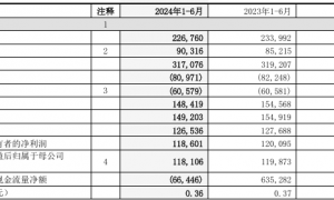 中国银行上半年净利润同比降1.24%至1186亿元，净息差降至1.44%