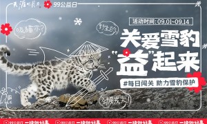 与刀刀一块做好事！天涯明月刀手游携手99公益日邀你“益”起来守护雪豹！